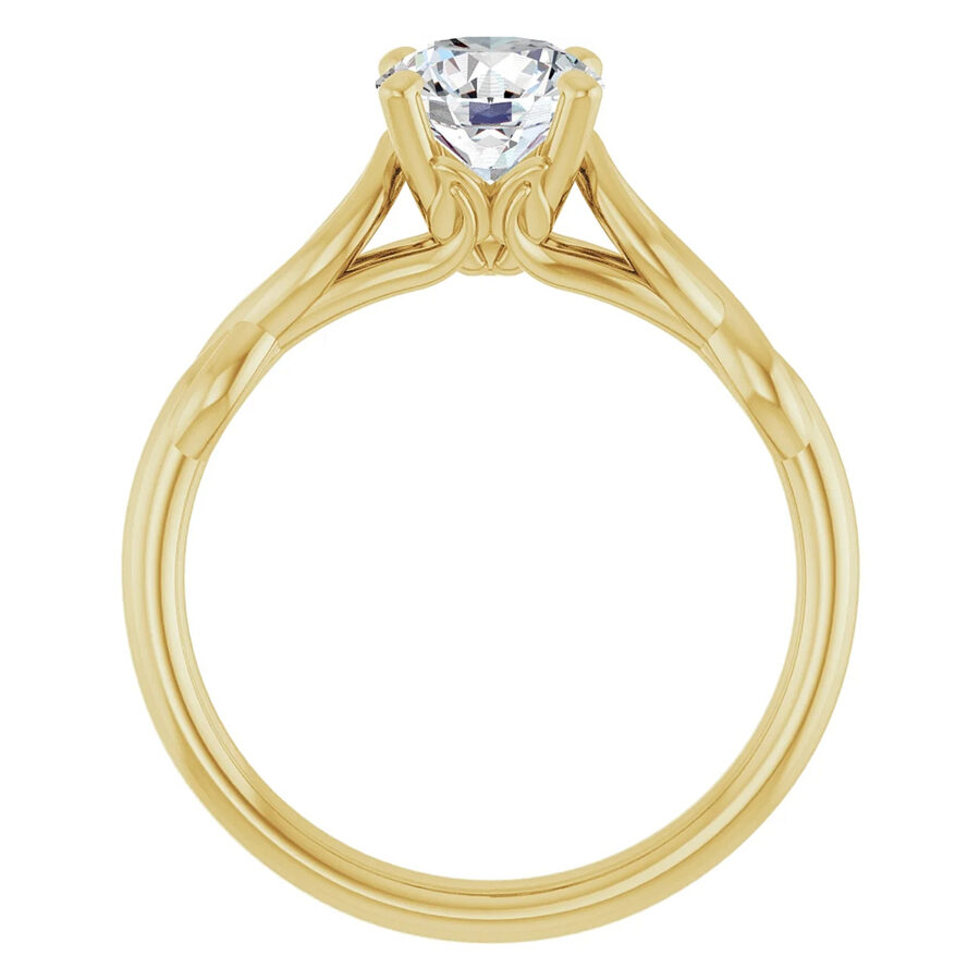 Berger Forlovelsesring 022 Gult Gull 04